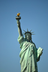  Statue of Liberty, New York. Symbol of democracy and freedom.  