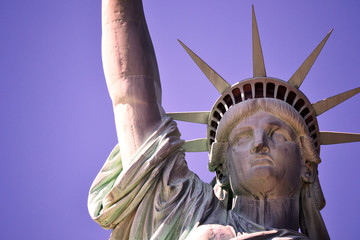 Obraz premium Statue of Liberty, New York. Symbol of democracy and freedom. 
