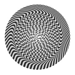 Concentric circles geometric vector element. Radial, radiating circular graphic for background.