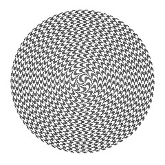 Concentric circles geometric vector element. Radial, radiating circular graphic for background.