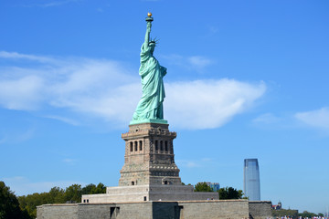 Fototapeta premium Statue of Liberty, New York. Symbol of democracy and freedom. 