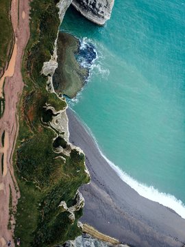 Aerial photography of sea