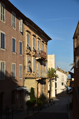 Rue du village d'Erbalunga, Corse