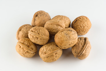 walnut isolated on white background
