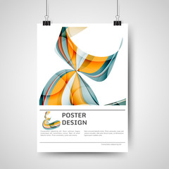 Abstract poster design