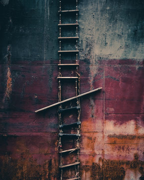 Brown ladder