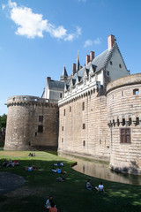 Fototapeta na wymiar Château d'Anne de Bretagne, Nantes