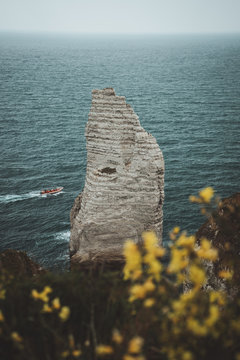 Grey rock formation