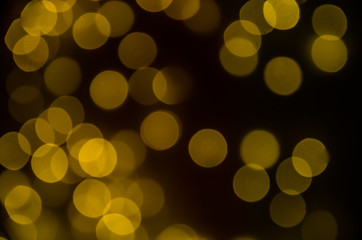 Texture. yellow glowing festive bright lights. holiday