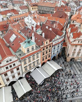 People near buildings during daytime