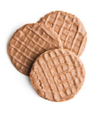 Sweet chocolate biscuits. Chocolate cookies.