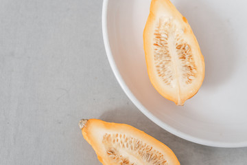 minimal slice of squash