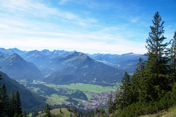 Obraz na płótnie Canvas Allgäuer Alpen Oberstdorf