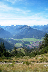 Fototapeta na wymiar Allgäuer Alpen Oberstdorf