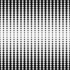 Vector seamless pattern. Modern stylish texture. Monochrome grid with thickness which changing towards the center