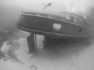 The wreck of the tugboat Rozi in Malta