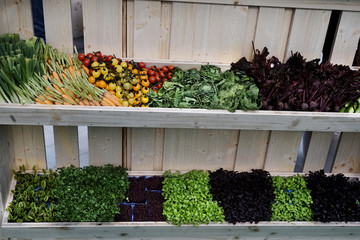 Obst. Essen. Gemüse.	