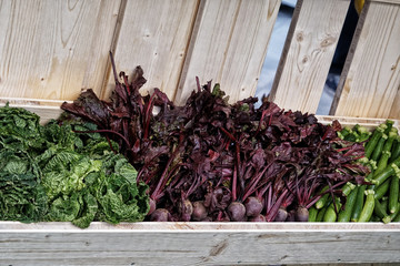 Obst. Essen. Gemüse.	