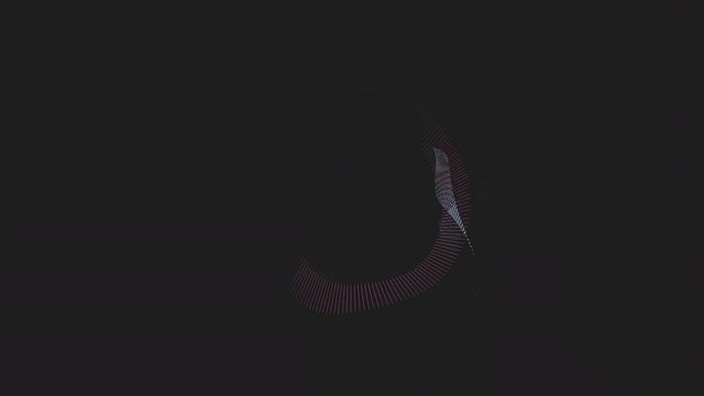 Abstract Background Physcedelic Geometric Tunnel VB 29