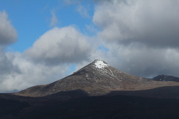 Fototapeta premium Snowy point in Arran