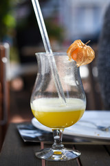 cocktail on the table