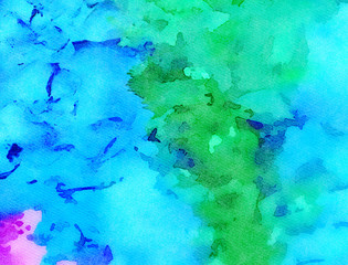 Fototapeta premium Abstract watercolor texture background. Oil painting style