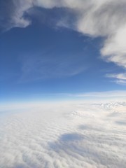 Naklejka premium white clouds in the sky