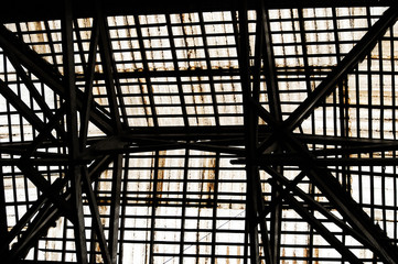 Obraz premium Estrutura de telhado