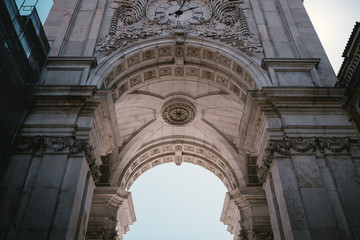 Praça do Comércio Arco da Rua Augusta Lisbon Portugal