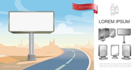 Outdoor Business Advertisement Concept