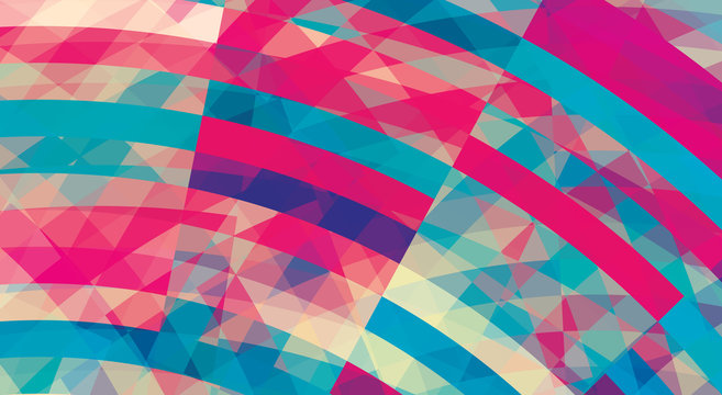 Artistic colorful background with stripes. Vector pattern