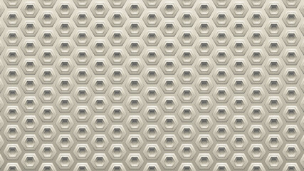 Matte Beige Embossed Hexagon Background Illustration