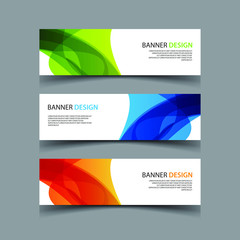 Fototapeta premium Vector Abstract design banner web template