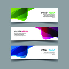 Vector Abstract design banner web template