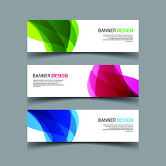 Fototapeta premium Vector Abstract design banner web template