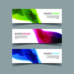 Fototapeta premium Vector Abstract design banner web template