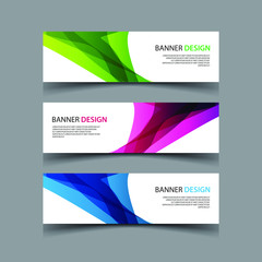 Fototapeta premium Vector Abstract design banner web template
