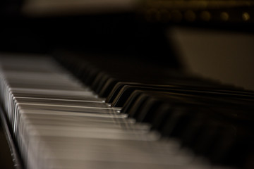 piano and keys