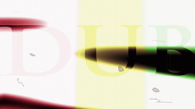 Dub Music, old crazy wave motion background