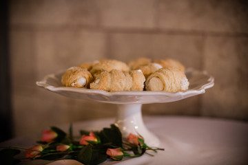 pastries on plate