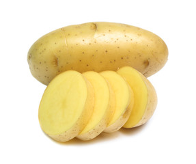 potato isolated on white background