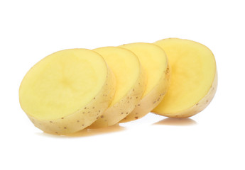 potato isolated on white background