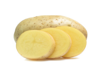 potato isolated on white background