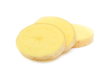 potato isolated on white background