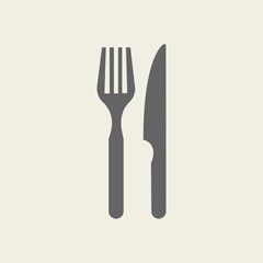 Fork with a knife icon