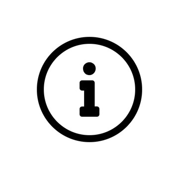 Information sign icon
