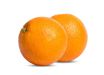Orange fruit. Orang slice isolate on white background