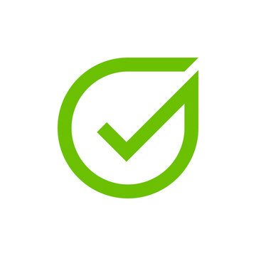 Check mark icon. Acept sign. Agree symbol vector design.