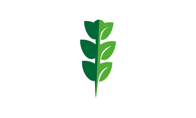 flower leaf logo