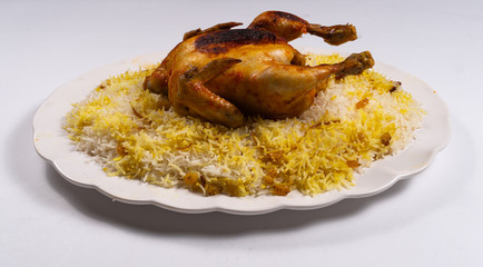 Arabic meal its name (KABSAH)